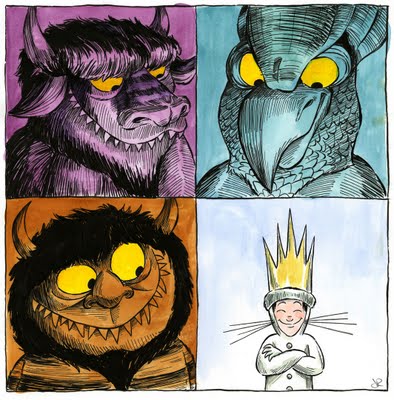 Where The Wild Things Are Carol Drawing